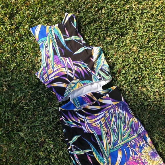 Mara Hoffman tropical floral knit maxi dress - Picture 2 of 3